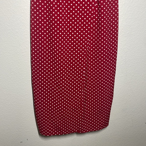 Nasty Gal red polka dot midi dress - Picture 4 of 7